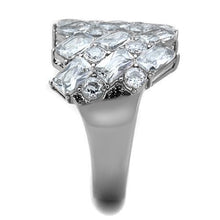 Load image into Gallery viewer, Clear Baguette & Round Crystal Ring – April Birthstone