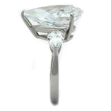 Load image into Gallery viewer, Pear-Shaped Clear Crystal Ring – April Birthstone