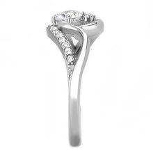Load image into Gallery viewer, Clear Crystal Cluster Ring – Stainless Steel | April Birthstone