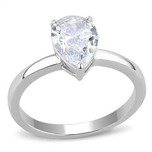 Load image into Gallery viewer, Pear-Shaped Clear Crystal Ring – April Birthstone