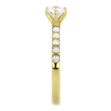 Load image into Gallery viewer, Dainty Gold April Birthstone Crystal Ring