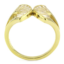Load image into Gallery viewer, Clear Baguette Crystal Ring – Gold-Tone Stainless Steel
