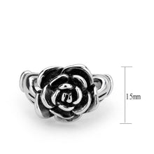 Load image into Gallery viewer, Flower in Hands Ring – Polished Stainless Steel