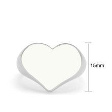 Load image into Gallery viewer, Polished Stainless Steel Heart Ring