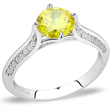 Load image into Gallery viewer, MT730 - Yellow &quot;Diamond&quot; Crystal November Birthstone Newest
