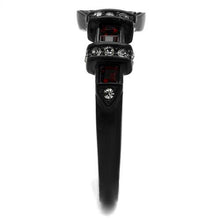 Load image into Gallery viewer, Ruby Red Crystal Western Belt Buckle Ring – July Birthstone