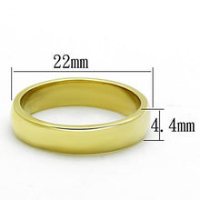 Load image into Gallery viewer, MT 5731g - Classic Gold-Tone Stainless Steel Band | IP Gold Ion-Plated | Minimalist Wedding or Everyday Ring