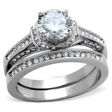Load image into Gallery viewer, MT9191 - Brilliant Round Cut Crystal with Bezel Set Shaft and Band  - Newest Ring