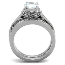 Load image into Gallery viewer, MT9191 - Brilliant Round Cut Crystal with Bezel Set Shaft and Band  - Newest Ring