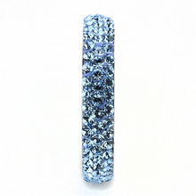 Load image into Gallery viewer, Light Blue Crystal Pavé Eternity Band