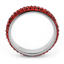 Load image into Gallery viewer, MT 6353 - Crystal Eternity Band - Red - January Birthstone  July Birthstone - Most Popular
