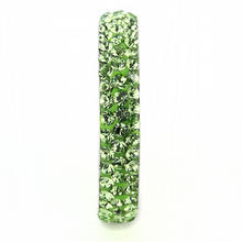 Load image into Gallery viewer, MT 7353 - Elegant Peridot Crystal Ring in Premium 316 Stainless Steel | August Birthstone | High-Polish Finish | Women's Fashion Ring