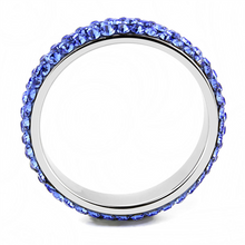 Load image into Gallery viewer, MT 9353 - Crystal Eternity Band - Medium Blue - September Birthstone - Most Popular