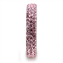 Load image into Gallery viewer, Medium Pink Pavé Eternity Band