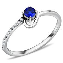 Load image into Gallery viewer, London Blue Petite Crystal Ring – September Birthstone