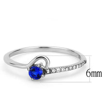 Load image into Gallery viewer, London Blue Petite Crystal Ring – September Birthstone