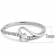 Load image into Gallery viewer, MT ad 841 - High Polished Clear Stainless Steel New April Birthstone
