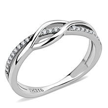 Load image into Gallery viewer, Petite Clear Crystal Band – April Birthstone