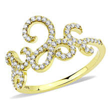 Load image into Gallery viewer, MT 071 -👑 The Elizabeth Collection ✨ Golden Elegance Solitaire Ring | Gold-Plated Stainless Steel