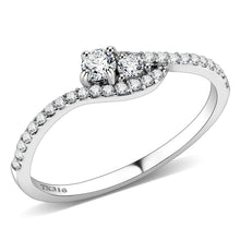 Load image into Gallery viewer, Petite Clear Crystal Ring – April Birthstone