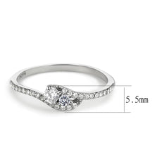 Load image into Gallery viewer, Petite Clear Crystal Ring – April Birthstone