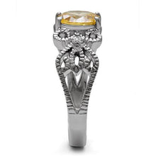 Load image into Gallery viewer, Champagne Crystal Filigree Ring – November Birthstone