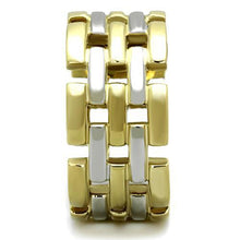Load image into Gallery viewer, Two-Tone Basket-Weave Band – Gold-Tone Stainless Steel