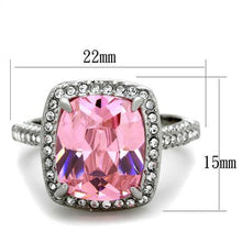Load image into Gallery viewer, MT 7202 - Pink Tourmaline Halo Crystal Ring | October Birthstone