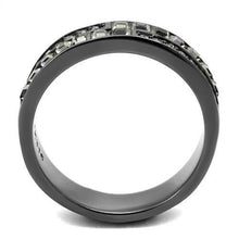 Load image into Gallery viewer, Black Diamond Crystal Double-Band Ring