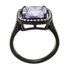Load image into Gallery viewer, Light Amethyst Cushion-Cut Halo Ring – February Birthstone