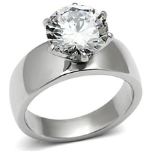 Load image into Gallery viewer, MT40025 - Round Cut Crystal in a Six Prong Setting Newest April Birthstone Solitaire

