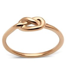 Load image into Gallery viewer, Celtic Knot Ring – Rose Gold-Tone Stainless Steel