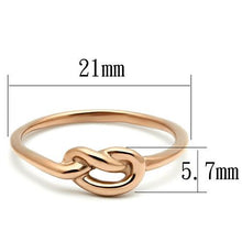 Load image into Gallery viewer, Celtic Knot Ring – Rose Gold-Tone Stainless Steel