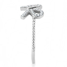 Load image into Gallery viewer, MT AD750 - High polished (no plating) Stainless Steel Bow with Clear Crystals Newest
