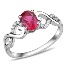Load image into Gallery viewer, MT ad 911 Ruby Red Crystal with Clear Crystal Accents July Birthstone Newest
