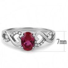 Load image into Gallery viewer, MT ad 911 Ruby Red Crystal with Clear Crystal Accents July Birthstone Newest
