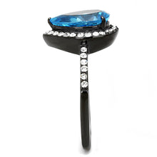 Load image into Gallery viewer, MT 7503 - Midnight Sea Blue Pear Ring
