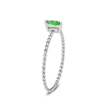 Load image into Gallery viewer, MT 1683 Stainless Steel August Peridot Birthstone Petite
