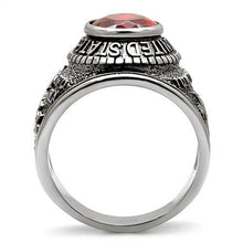 Load image into Gallery viewer, MTA 307414 Men&#39;s U.S. Marines stainless steel ring - High Polished Finish with Red Crystal Newest
