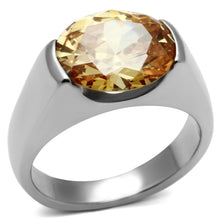 Load image into Gallery viewer, MTA 226    -     Oval  Champagne Solitaire Crystal  - 6.7 carats - November Birthstone Newest
