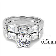 Load image into Gallery viewer, MT5351 - High polished (no plating) Stainless Steel Ring Wedding Set Designer Replica Vintage Newest Ring
