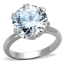 Load image into Gallery viewer, MT3281 - Clear Round Solitaire Style April Birthstone
