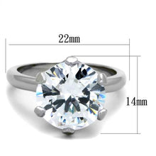 Load image into Gallery viewer, MT3281 - Clear Round Solitaire Style April Birthstone
