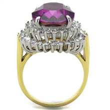 Load image into Gallery viewer, MT2981 - Gold IP  Amethyst Color February Birthstone
