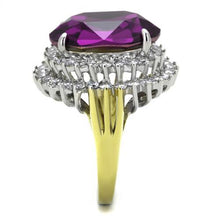 Load image into Gallery viewer, MT2981 - Gold IP  Amethyst Color February Birthstone
