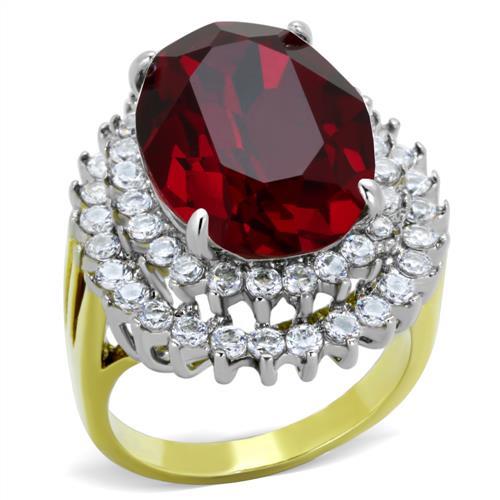 MT3981 - January Birthstone Red Garnet Crystal Bigger Than Life!!