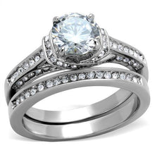 Load image into Gallery viewer, MT9191 - Brilliant Round Cut Crystal with Bezel Set Shaft and Band  - Newest Ring
