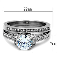 Load image into Gallery viewer, MT9191 - Brilliant Round Cut Crystal with Bezel Set Shaft and Band  - Newest Ring
