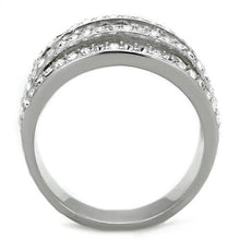Load image into Gallery viewer, MT9202 - Dome Ring Stainless Steel Bezel Set Newest Style April Birthstone
