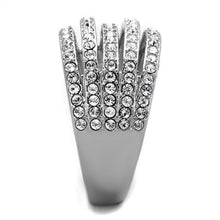 Load image into Gallery viewer, MT9202 - Dome Ring Stainless Steel Bezel Set Newest Style April Birthstone
